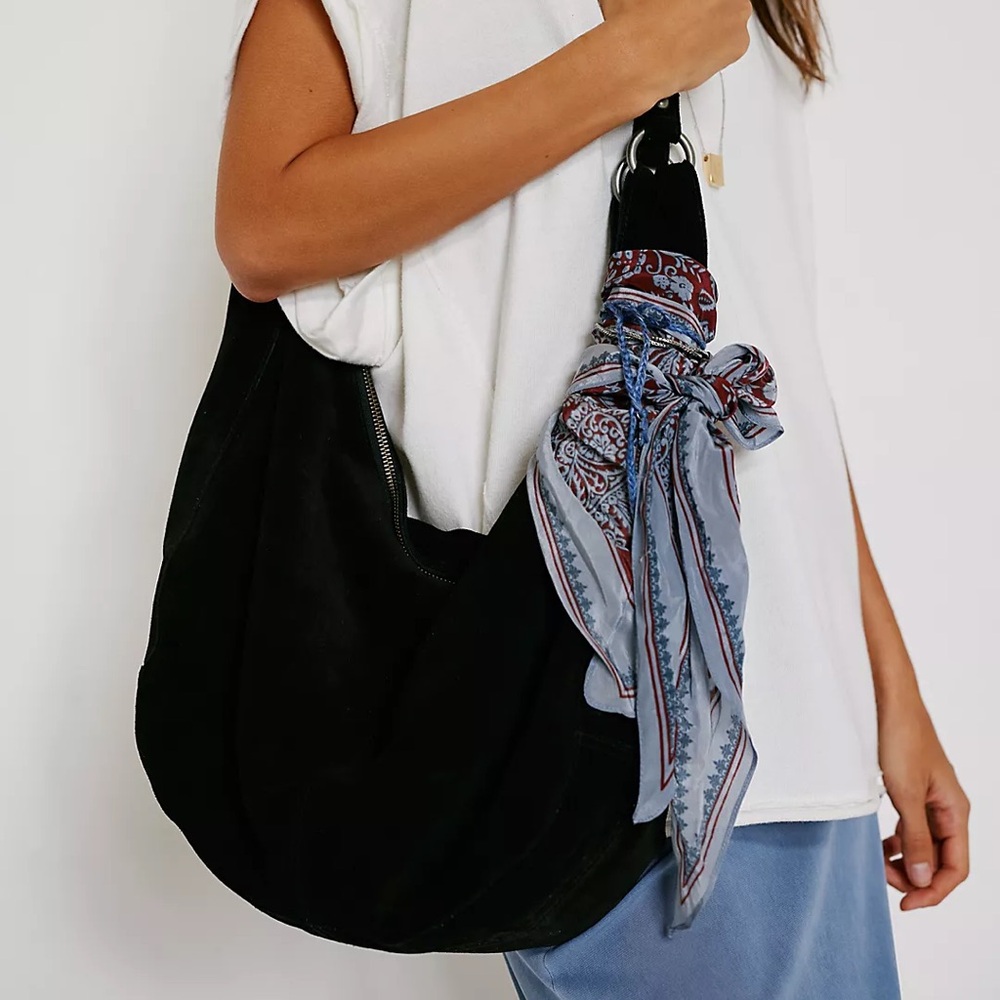 NWT Free People Roma Suede Tote